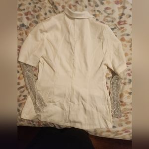 Blazer with Bling Sleeves  SZ Large